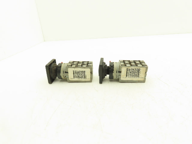 ABB WAW937/8ZM 3HAC 2355-1/03 Control Switch 2-Position 25A 690V NO KEY Lot of 2