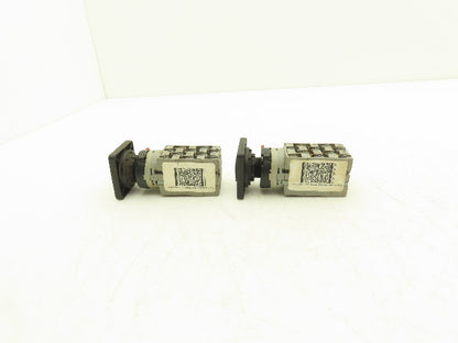 ABB WAW937/8ZM 3HAC 2355-1/03 Control Switch 2-Position 25A 690V NO KEY Lot of 2