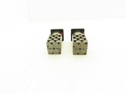 ABB WAW937/8ZM 3HAC 2355-1/03 Control Switch 2-Position 25A 690V NO KEY Lot of 2