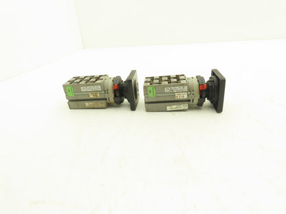 ABB WAW937/8ZM 3HAC 2355-1/03 Control Switch 2-Position 25A 690V NO KEY Lot of 2