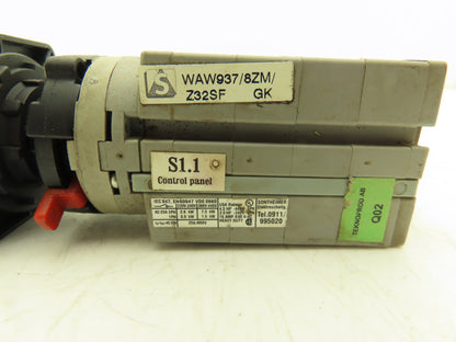 ABB WAW937/8ZM 3HAC 2355-1/03 Control Switch 2-Position 25A 690V NO KEY Lot of 2