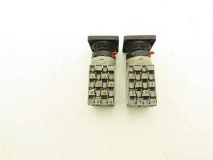 ABB WAW937/8ZM 3HAC 2355-1/03 Control Switch 2-Position 25A 690V NO KEY Lot of 2