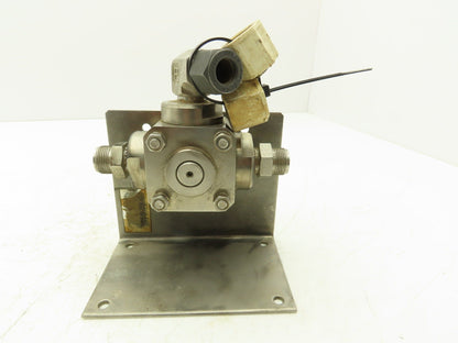 Kajaani Electronics 3-Way 1/2" Stainless Ball Valve High Pressure