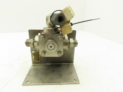 Kajaani Electronics 3-Way 1/2" Stainless Ball Valve High Pressure