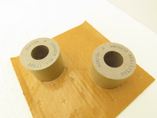 Norton GWBG-818 Alundum Grinding Wheel 2.75x4-3/8x1-1/4" 17360 RPM Lot of 3 Sets