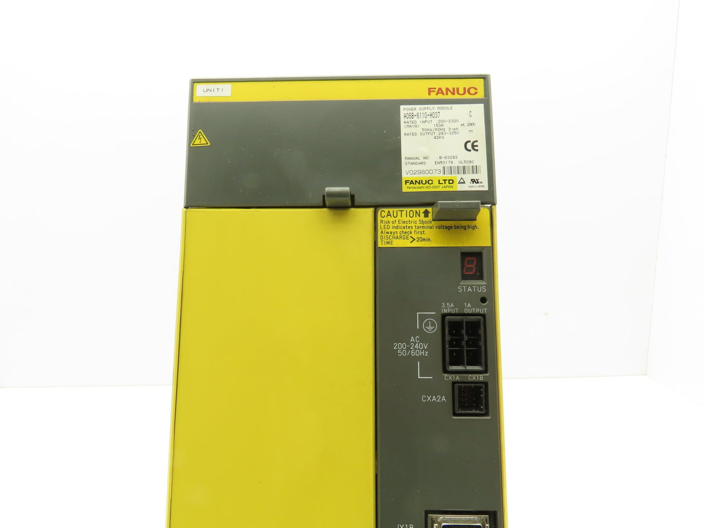 Fanuc A06B6110H037 Power Supply Module 150A 200-230v Input 283-325v Output 42kW