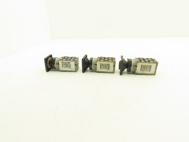 ABB WAW937/8ZM 3HAC 6428-5/04 Control Switch 2-Position 25A 690V NO KEY Lot of 3
