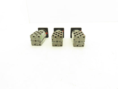 ABB WAW937/8ZM 3HAC 6428-5/04 Control Switch 2-Position 25A 690V NO KEY Lot of 3