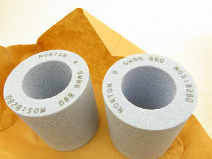Norton GWBG-880 Alundum Grinding Wheel 3x7x1-3/4" Lot of 2 Sets