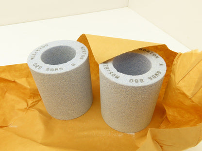 Norton GWBG-880 Alundum Grinding Wheel 3x7x1-3/4" Lot of 2 Sets