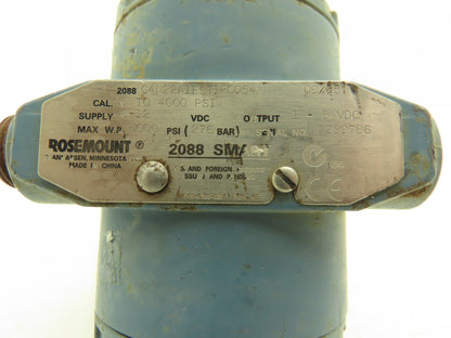 Rosemount 2088G4N22A1E5T1P0054 Electronic Pressure Transmitter 1-5VDC 4000psi