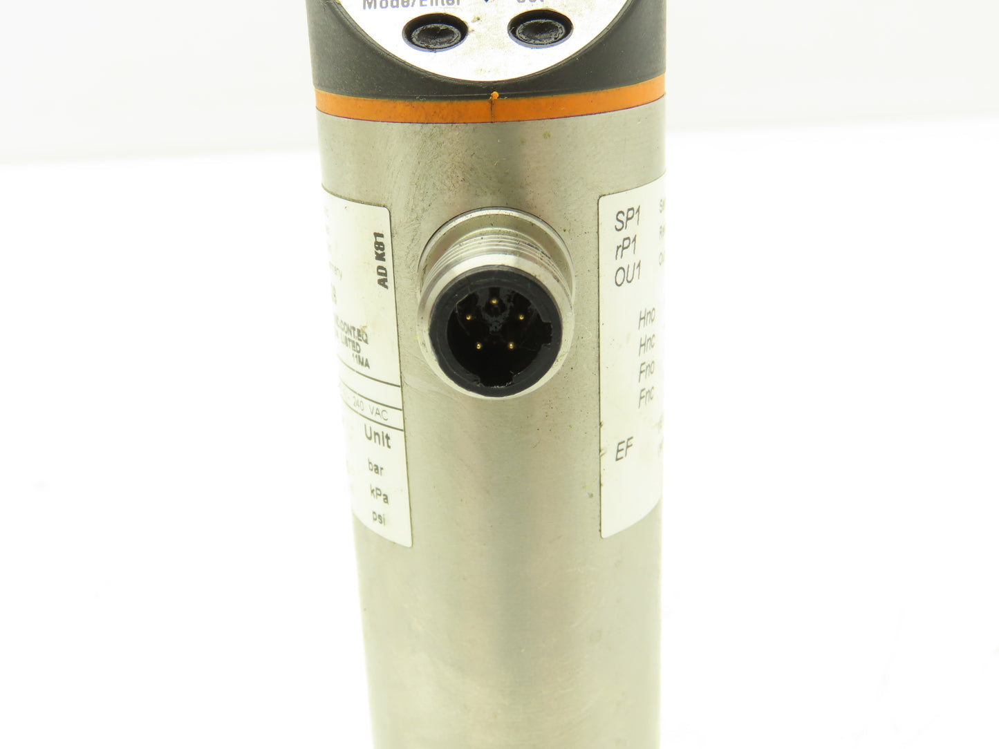 IFM PN4226 Electronic Pressure Switch 1/4" NPT 90V-240VAC IP67 0-36.3 psi Range