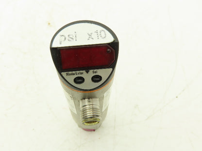 IFM PN4220 Electronic Pressure Switch 1/4" NPT 90V-240VAC IP67 0-5800 psi Range