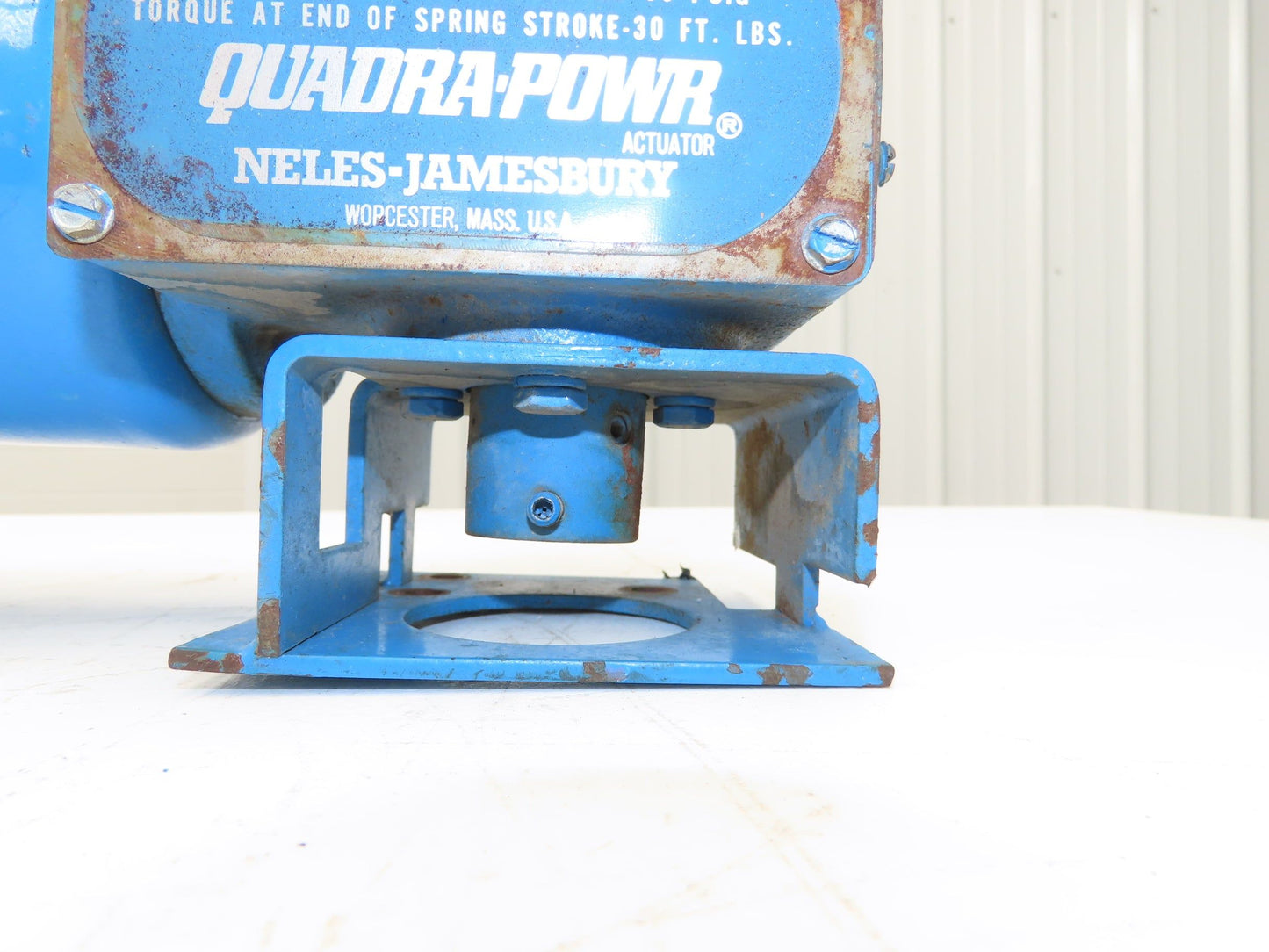 Neles-Jamesbury B60S Quadra-Powr Pneumatic Actuator + 6" Wafer Butterfly Valve