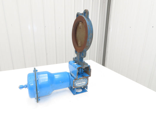 Neles-Jamesbury B60S Quadra-Powr Pneumatic Actuator + 6" Wafer Butterfly Valve