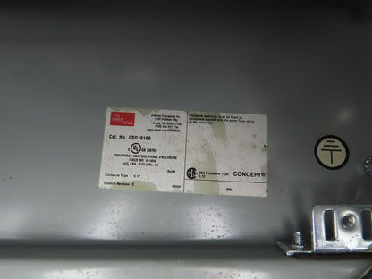 nVent Hoffman CSD16166 Electrical Enclosure 16x16x6"