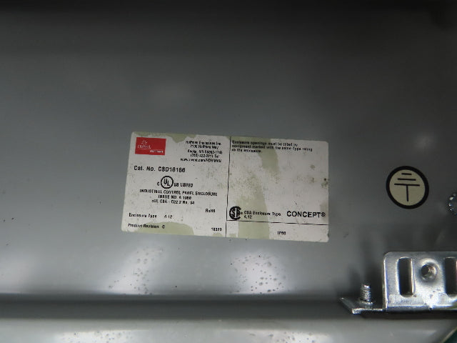 nVent Hoffman CSD16166 Electrical Enclosure 16x16x6"