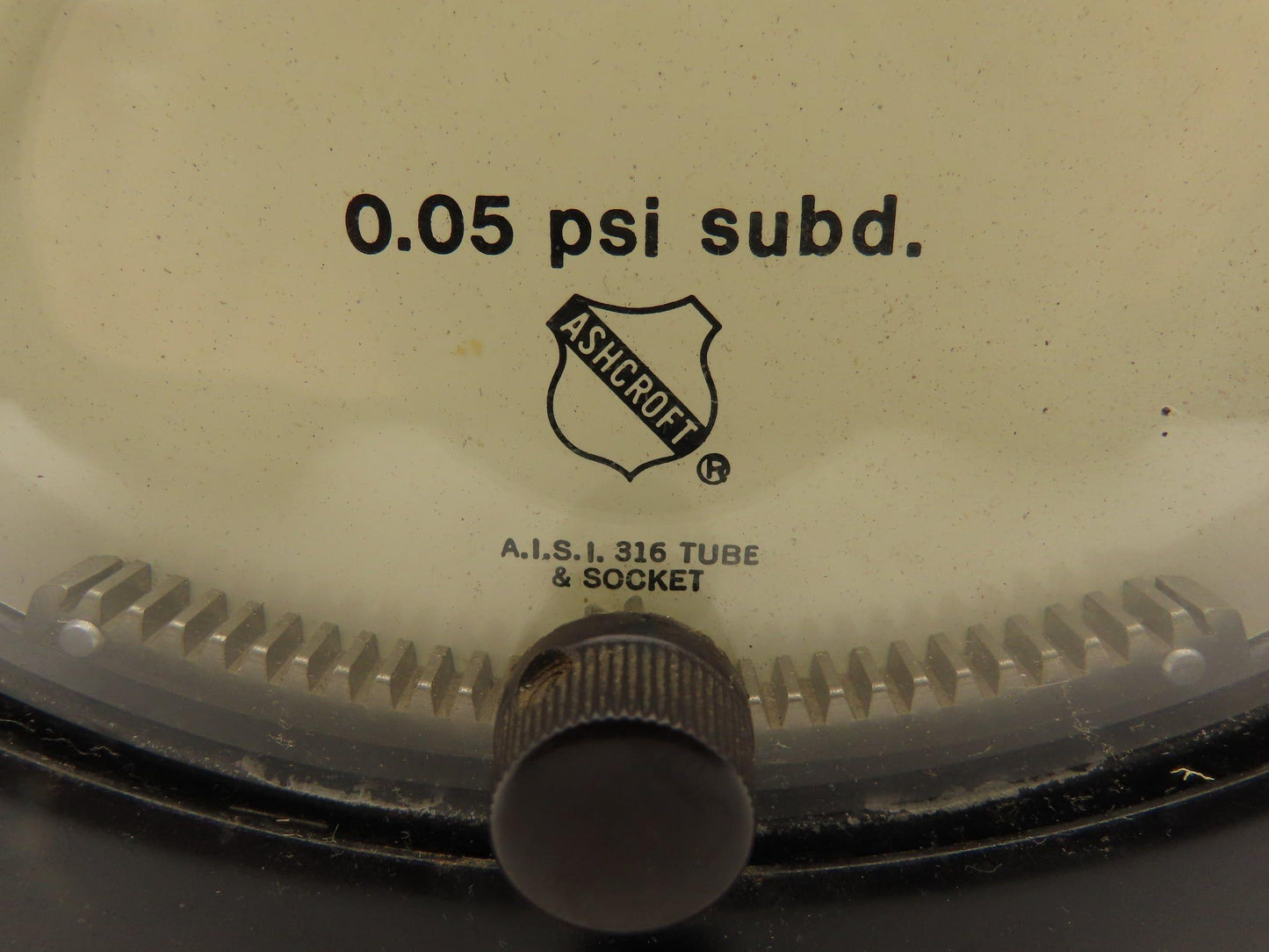 Ashcroft Air Pressure Test Gauge 15 psi 8" Adjustable Offset 0.05 psi Subdiv