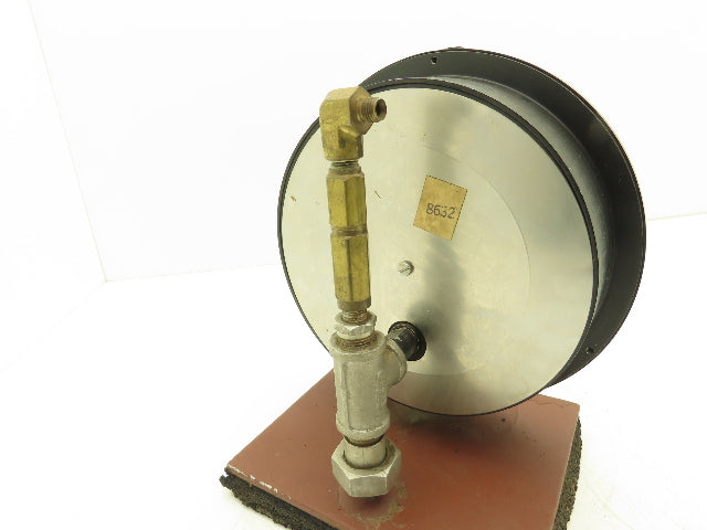 Ashcroft Air Pressure Test Gauge 60 psi 8" Adjustable Offset 0.2 psi Subdiv