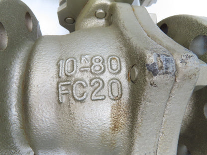 NDV Nippon E100N DN80 3" Flanged 2-Way Ball Valve & Pneumatic Actuator EPN1101N