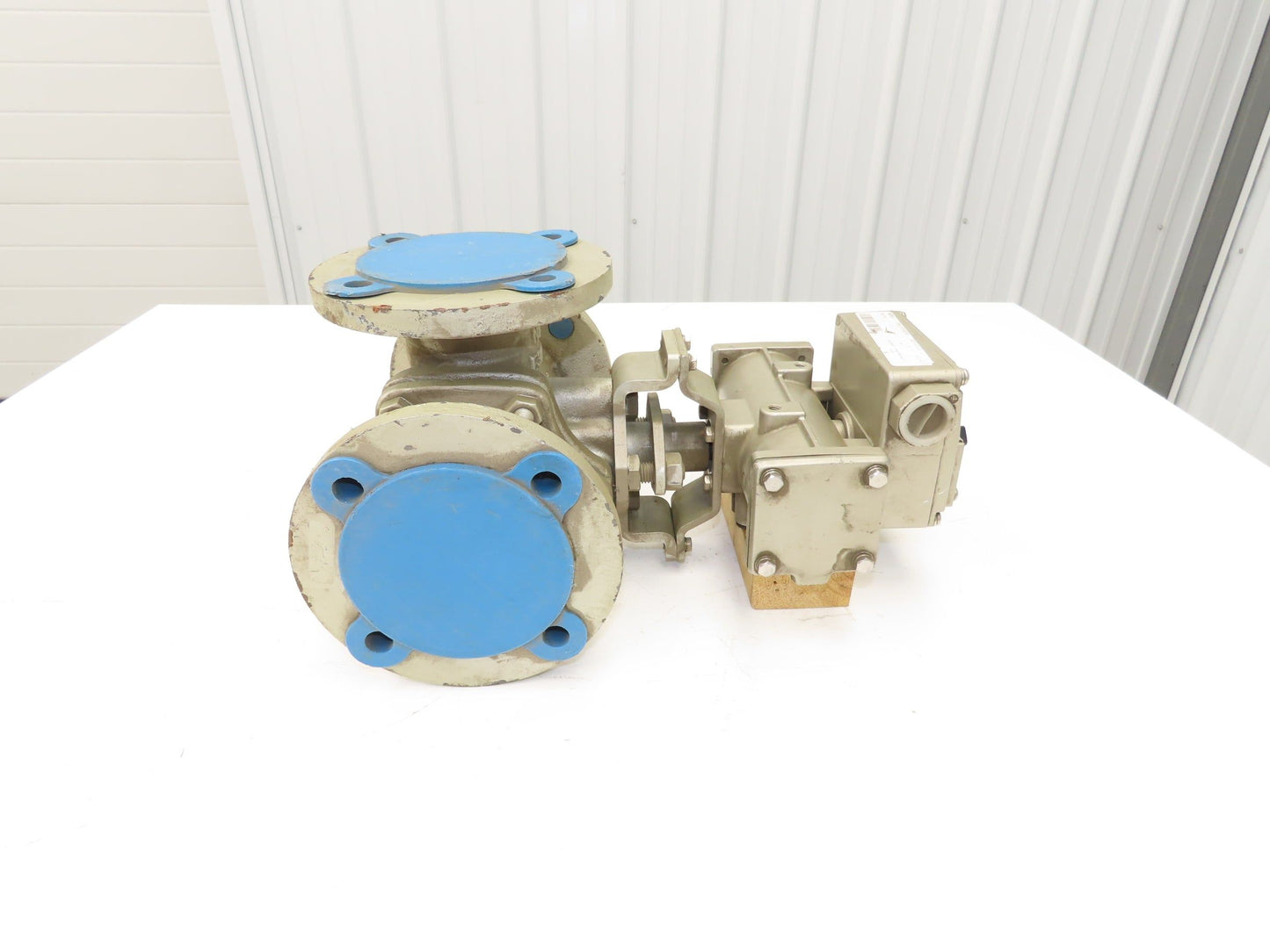 NDV Nippon E300N DN65 2.5" Flanged 3-Way Ball Valve Pneumatic Actuator EPN1304N