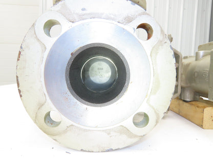 NDV Nippon E300N DN65 2.5" Flanged 3-Way Ball Valve Pneumatic Actuator EPN1304N