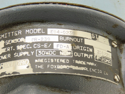Foxboro E94-Q23L Temperature Transmitter 0-150° 30vdc Haz Loc