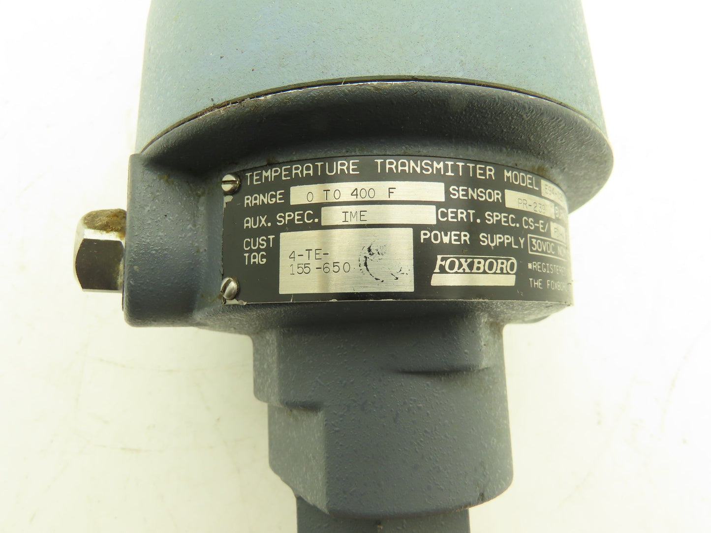 Foxboro E94-Q28L Temperature Transmitter 0-400° 30vdc Haz Loc