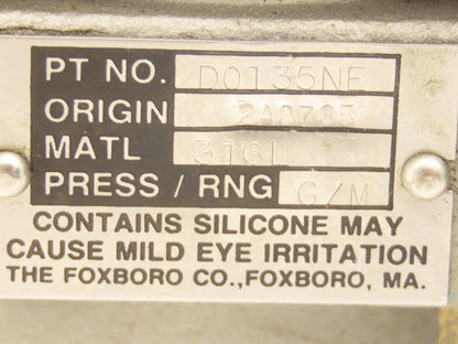 Foxboro 821GM-IM1MM2-A Electronic Pressure Transmitter 12.5-65vdc 150psi