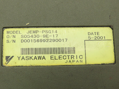 Yaskawa Electric JEMP-PSG14 Teach Pendant Hand Operated NH5000