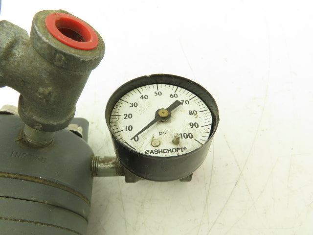 ITT 3/4-2000-PN-345-C1 Pneumatic Diaphragm Valve w/Siemens Positioner 73N-B