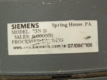 ITT 3/4-2000-PN-345-C1 Pneumatic Diaphragm Valve w/Siemens Positioner 73N-B