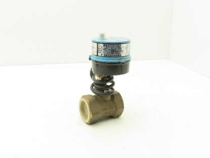 Kitz LLBS7 Electric Motorized Bronze Ball Valve 1-1/2" Threaded 24VDC Actuator