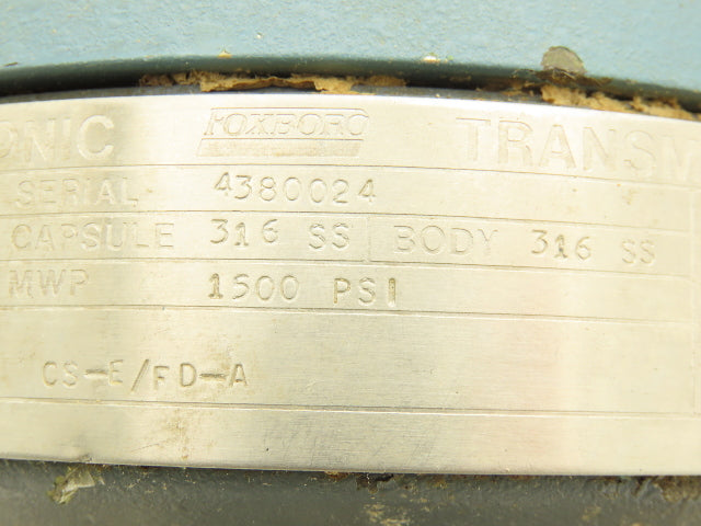 Foxboro E11GM Electronic Pressure Transmitter 13-50VDC 1500 psi 	1/2" NPT