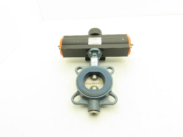Ebro EB05FS6 F04/V11 DN65 2-1/2" Butterfly Valve & Pneumatic Actuator 14.5 PSI