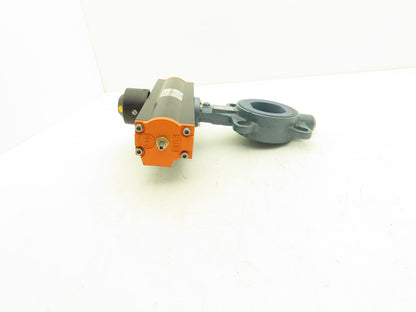Ebro EB05FS6 F04/V11 DN65 2-1/2" Butterfly Valve & Pneumatic Actuator 14.5 PSI