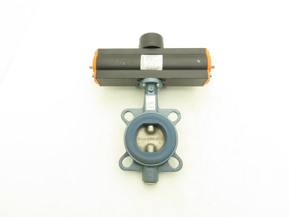 Ebro EB05FS6 F04/V11 DN65 2-1/2" Butterfly Valve & Pneumatic Actuator 14.5 PSI