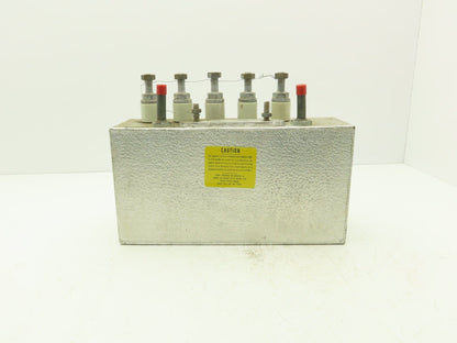 GE General Electric 19F605XA Pyranol Oil Filled Capacitor 300 Kvar 800V