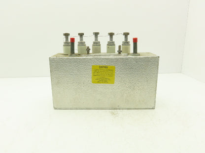 GE General Electric 19F605XA Pyranol Oil Filled Capacitor 300 Kvar 800V