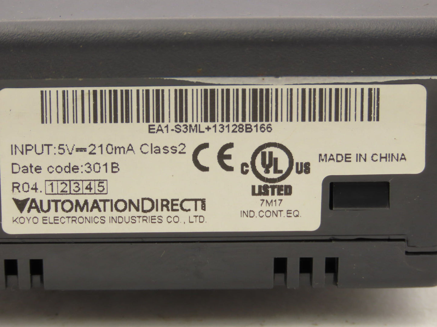 Automation Direct EA1-S3ML Operator Interface HMI Panel 5V 210mA 128x64 LED
