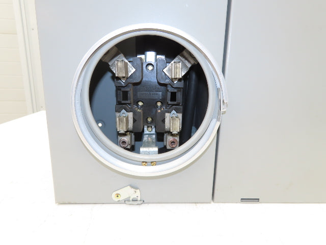 Landis Gyr TM15RMC Ring 200A Meter Socket 1Ph 3 Wire 150A Main Breaker 4 Term