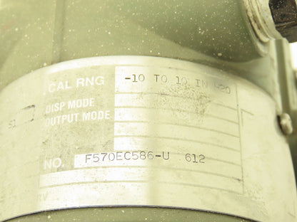 Yokogawa EJA 110 Pressure Transmitter Display 24VDC 500 PSI 1/4" NPT