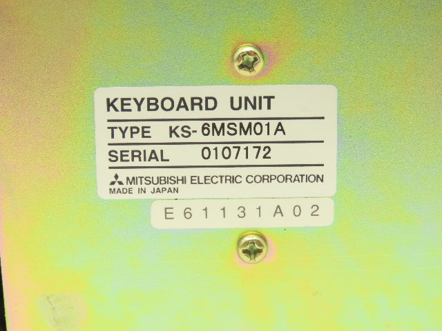 Mitsubishi KS-6MSM01A Keyboard Unit