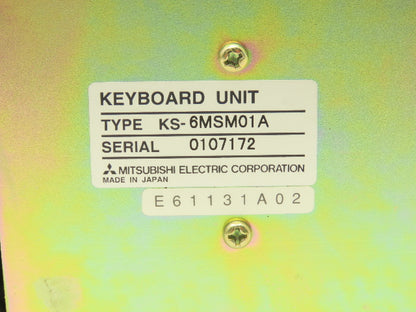 Mitsubishi KS-6MSM01A Keyboard Unit