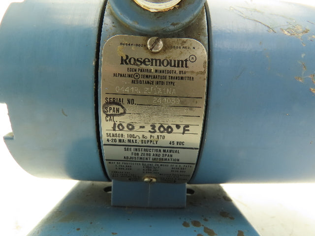 Rosemount 0444RL2U1A1NA Temperature Transmitter Display 45VDC 400-600° F