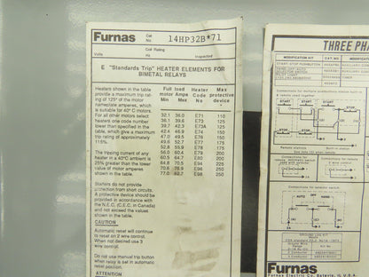 Siemens 14HP32B Manual Motor Starter Enclosure 18x11x6" Contactor Control Box