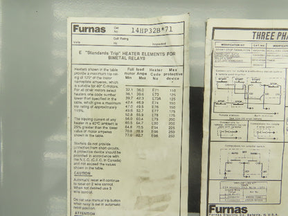 Siemens 14HP32B Manual Motor Starter Enclosure 18x11x6" Contactor Control Box