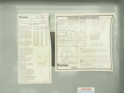 Siemens 14HP32B Manual Motor Starter Enclosure 18x11x6" Contactor Control Box