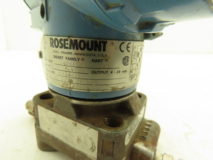 Rosemount 3051CD3A22A1AB4E5 Pressure Transmitter Display 10.5-55VDC 3626 PSI