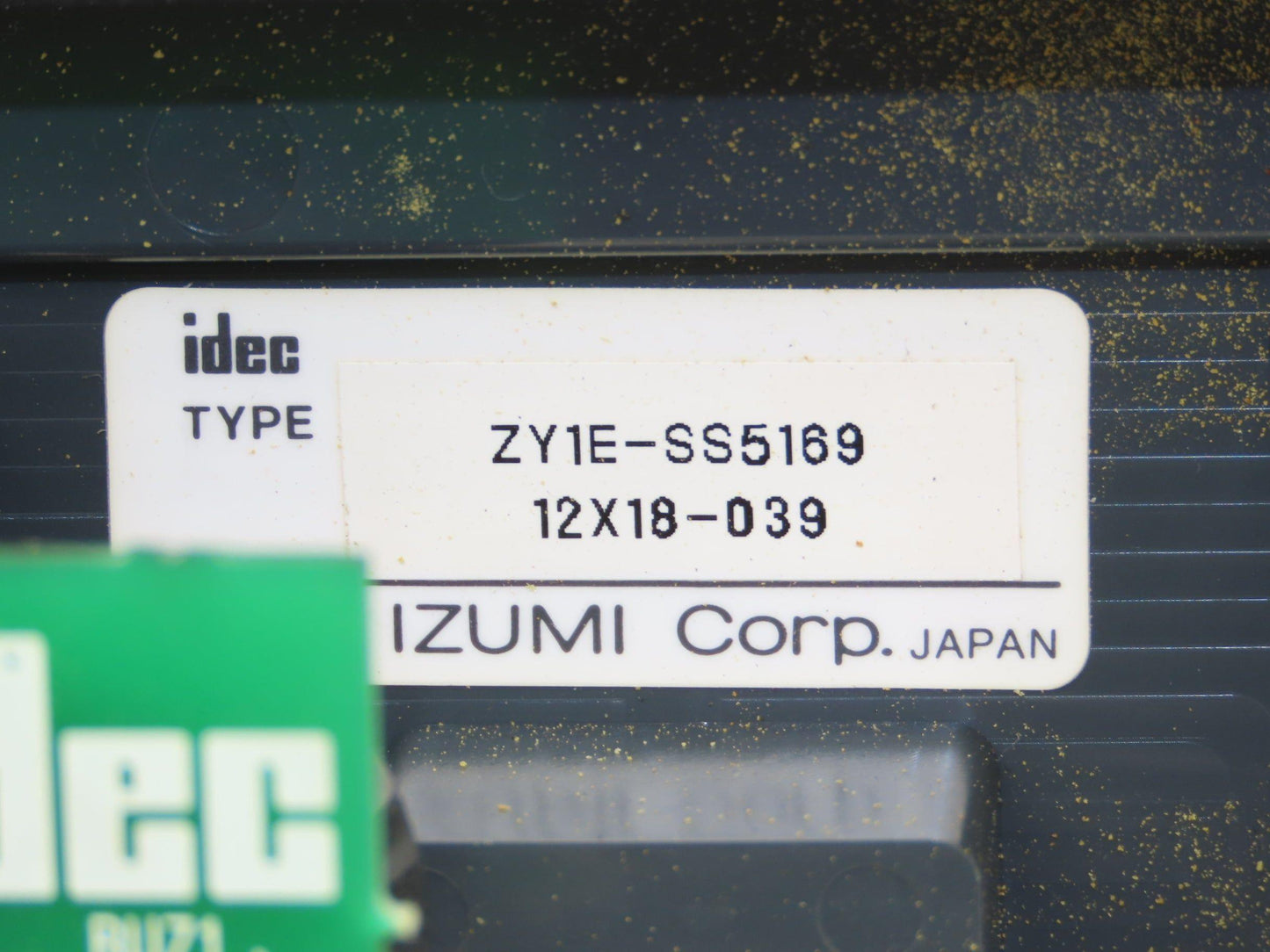IDEC ZY1E-SS5169 Operation Panel Clamp Unclamp Teaching Monitoring Mode